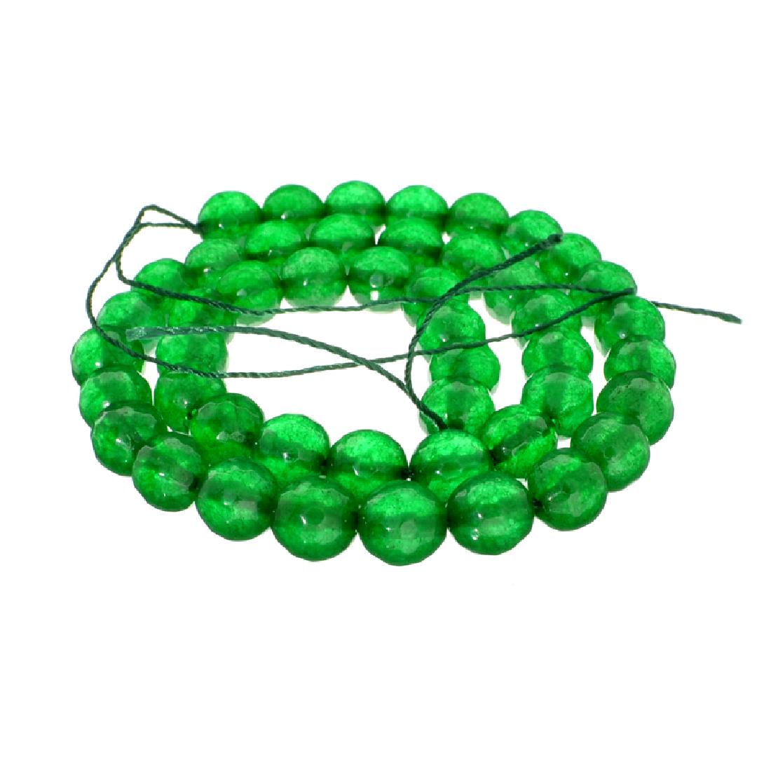 APP: 3.9k 168.00CT Round Cut Green Beryl Emerald Bead: Gov. File: H-16214 168.00CT Round Cut Green Beryl Emerald Bead Necklace Retail Replacement Value: $3.9K Asset Type: Necklace Shipping: $19.95