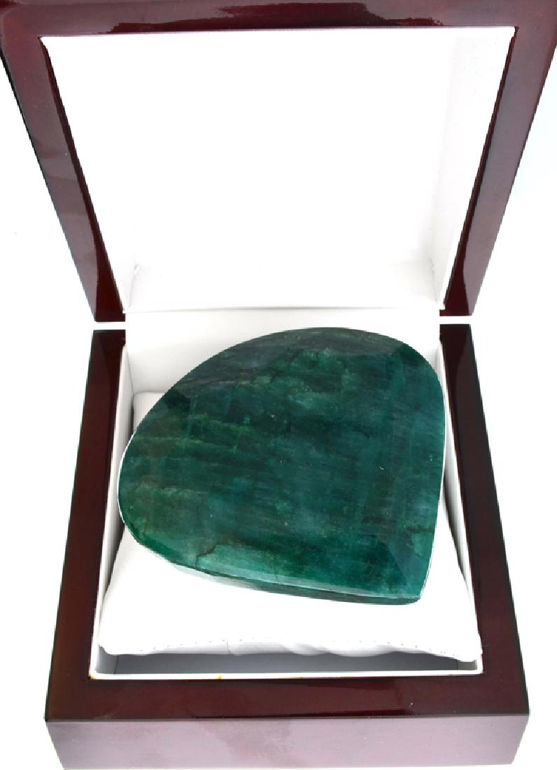 APP: 10k 1245.80CT Pear Cut Green Beryl Emerald: Gov. File: 85188 1245.80CT Pear Cut Green Beryl Emerald Gemstone Retail Replacement Value: $10.0K Asset Type: Gemstone Shipping: $19.95