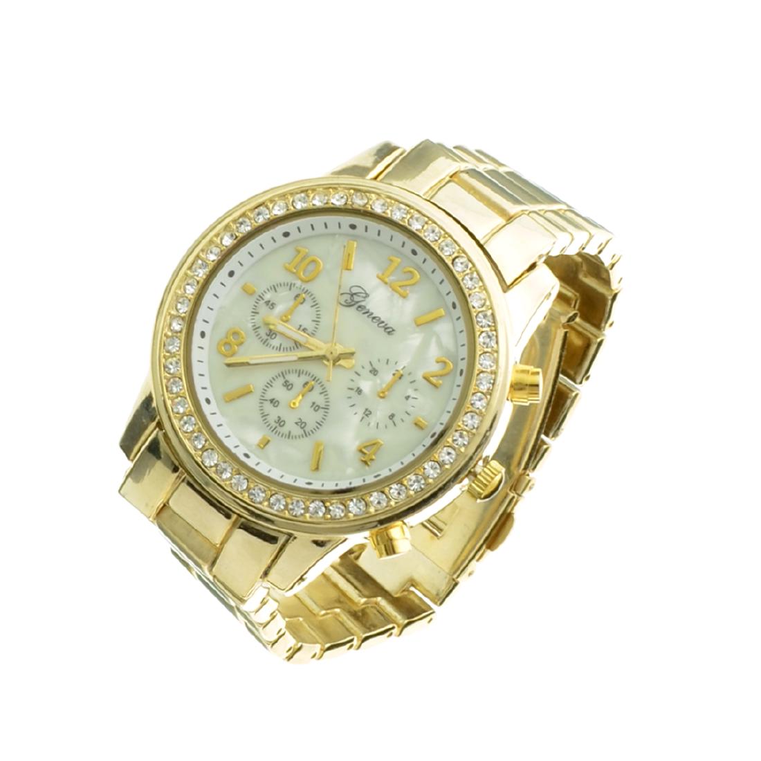 Elegant Design, Geneva Stainless Steel Round Watch: Gov. File: H-33812 Elegant Design, Geneva Stainless Steel Round Watch Asset Type: Watch Shipping: $19.95