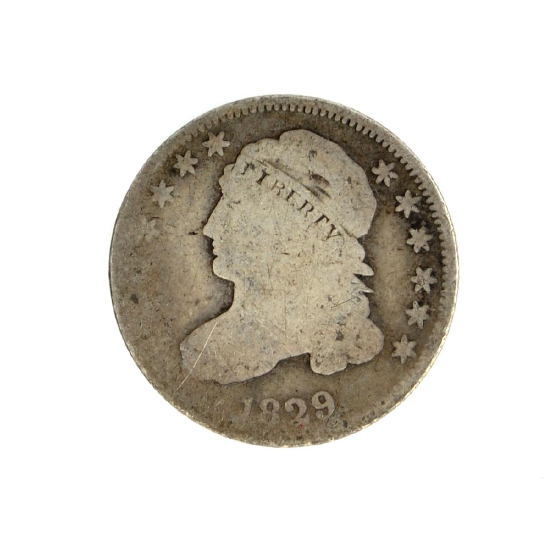 1829 Capped Bust Dime Coin: Gov. File: C-45541 1829 Capped Bust Dime Coin Asset Type: Coin Shipping: $9.95