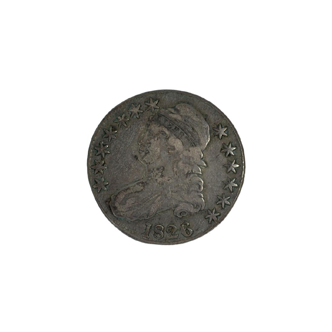 1826 Capped Bust Half Dollar Coin: Gov. File: C-47406 1826 Capped Bust Half Dollar Coin Asset Type: Coin Shipping: $9.95