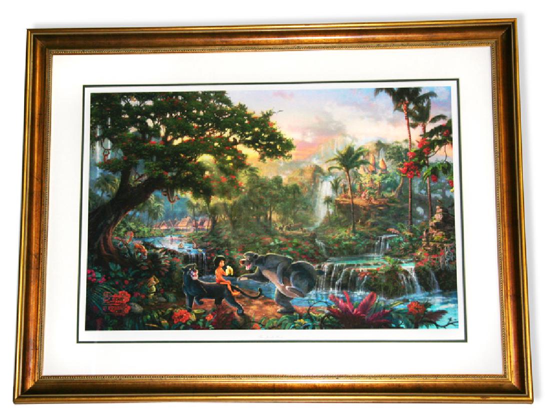 Rare Thomas Kinkade Original Limited Edition Numbered: Gov. File: M-04590 Rare Thomas Kinkade Original Limited Edition Numbered Lithograph Plate Signed Museum Framed ''Jungle Book'' Asset Type: LithographShipping: $24.95. Item may be pick up only, or requ