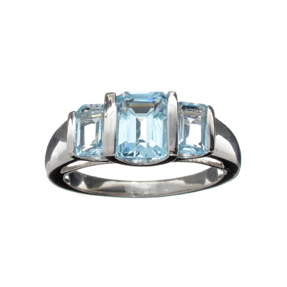 APP: 0.9k Fine Jewelry 2.07CT Emerald Cut Light Blue: Gov. File: H-15072 Fine Jewelry 2.07CT Emerald Cut Light Blue Aquamarine Beryl And Platinum Over Sterling Silver Ring Retail Replacement Value: $0.9K Asset Type: Ring Shipping: $19.95