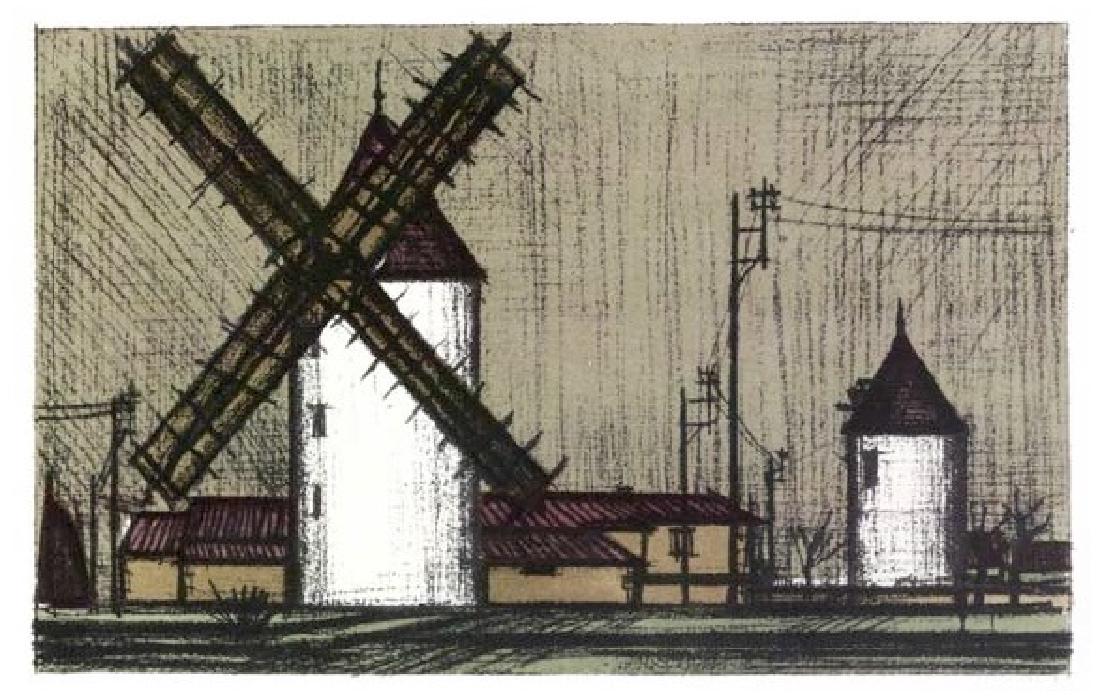 Bernard Buffet Lithograph ''''Moulin A Vent'''' 12 x 17: Gov. File: M-05521 Bernard Buffet Lithograph ''''Moulin A Vent'''' 12 x 17 Paper Image Asset Type: CollectibleShipping: $24.95. Item may be pick up only, or require additional shipping charges due to