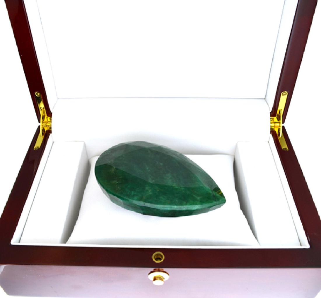 APP: 7.8k 976.10CT Pear Cut Green Beryl Emerald: Gov. File: 85889 976.10CT Pear Cut Green Beryl Emerald Gemstone Retail Replacement Value: $7.8K Asset Type: Gemstone Shipping: $19.95