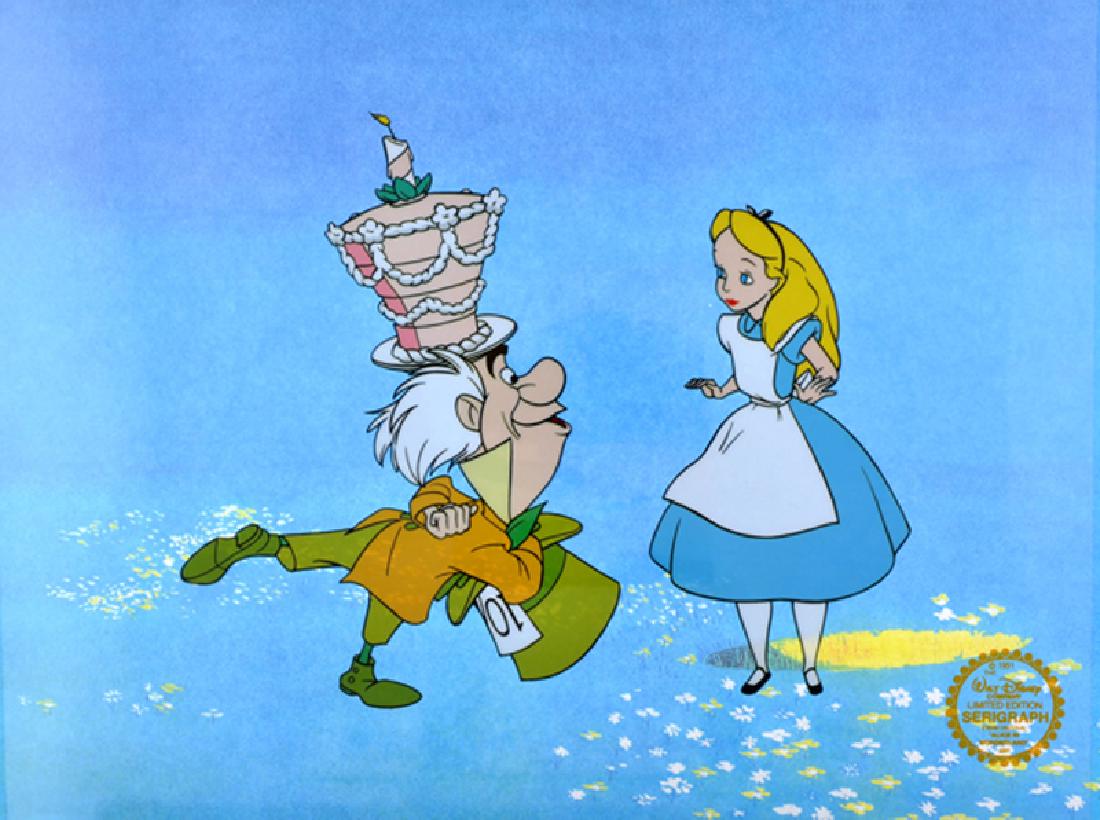 Walt Disney (After) Serigraph, Cell, Alice In: Gov. File: T-13442 Walt Disney (After) Serigraph, Cell, Alice In Wonderland, W/ Certificate Of Authenticity Asset Type: Cell Shipping: $29.95