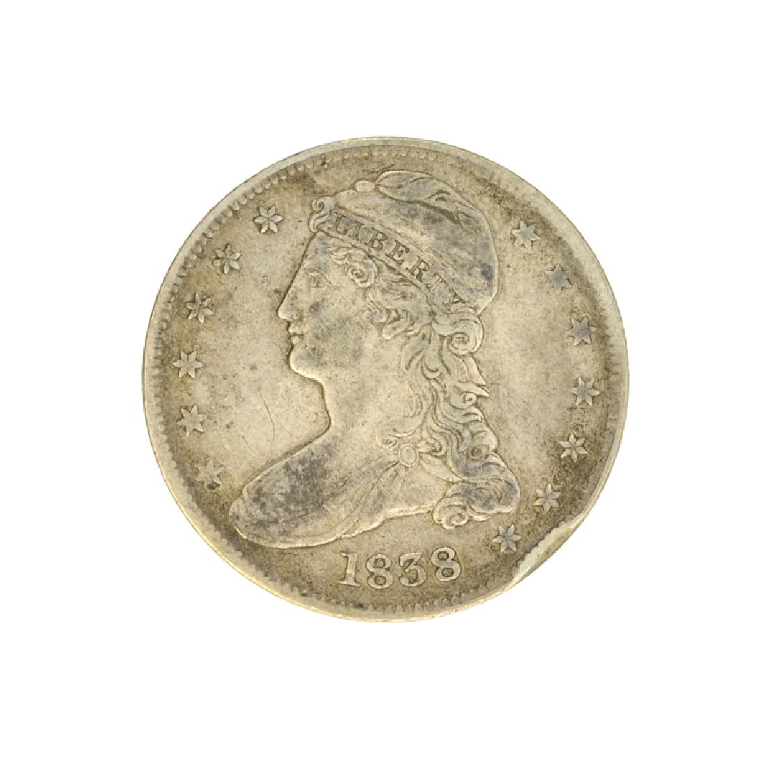 1838 Capped Bust Half Dollar Coin: Gov. File: C-45587 1838 Capped Bust Half Dollar Coin Asset Type: Coin Shipping: $9.95
