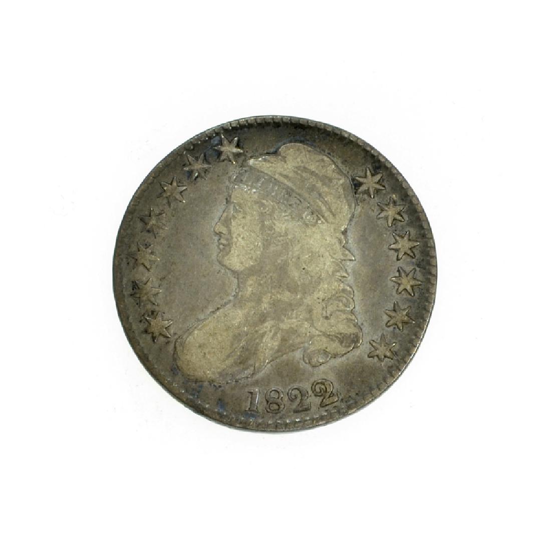 1822 Capped Bust Half Dollar Coin: Gov. File: C-42403 1822 Capped Bust Half Dollar Coin Asset Type: Coin Shipping: $9.95