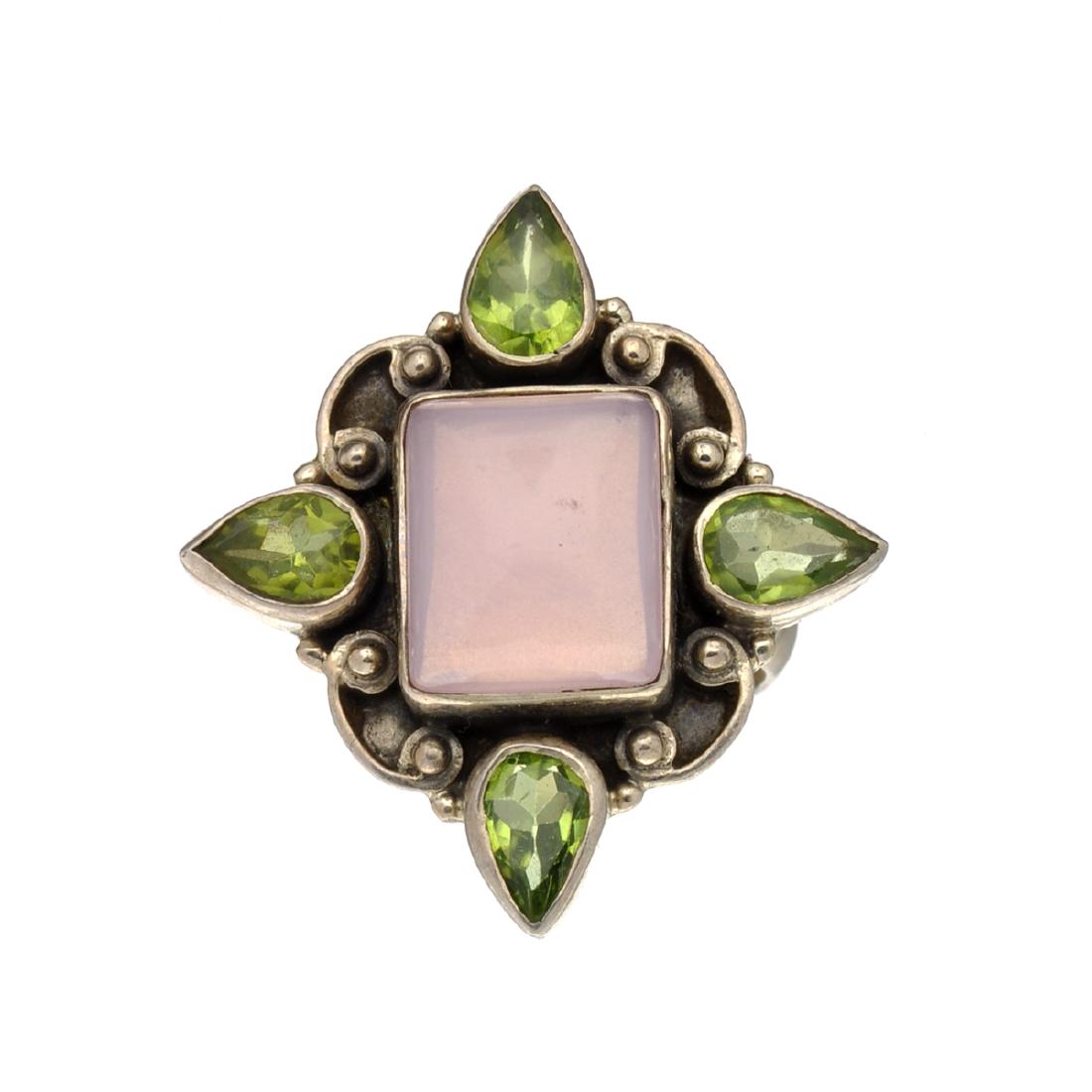 Rare Designer Sebastian Vintage, Peridot And Opal: Gov. File: H-40018 Rare Designer Sebastian Vintage, Peridot And Opal Sterling Silver Ring Asset Type: Ring Shipping: $19.95