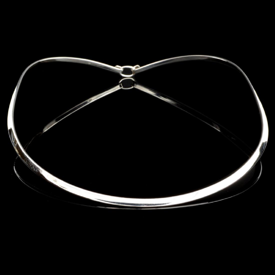 Designer Sterling Silver Ladies Choker Necklace: Gov. File: 94564 Designer Sterling Silver Ladies Choker Necklace Asset Type: Necklace Shipping: $19.95