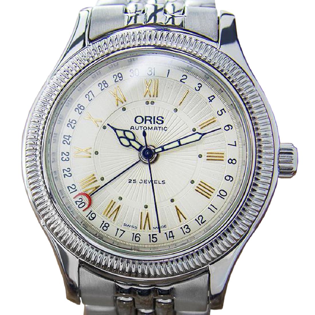 oris Date Pointer Ref 7465 B Stainless Steel Automatic