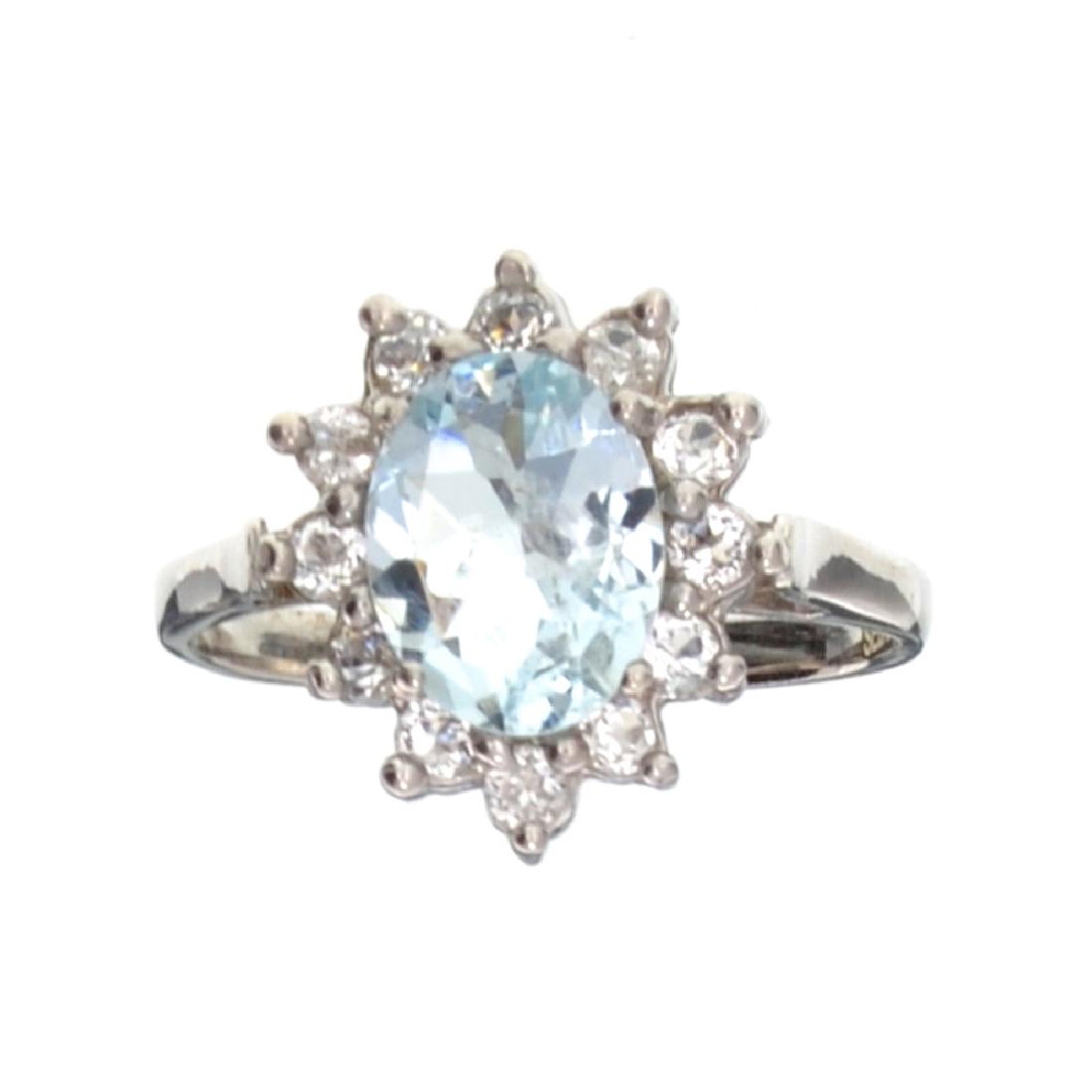 APP: 0.8k Fine Jewelry Designer Sebastian 1.85CT: Gov. File: H-27918 Fine Jewelry Designer Sebastian 1.85CT Aquamarine and White Topaz Sterling Silver Ring Retail Replacement Value: $0.8K Asset Type: Ring Shipping: $19.95