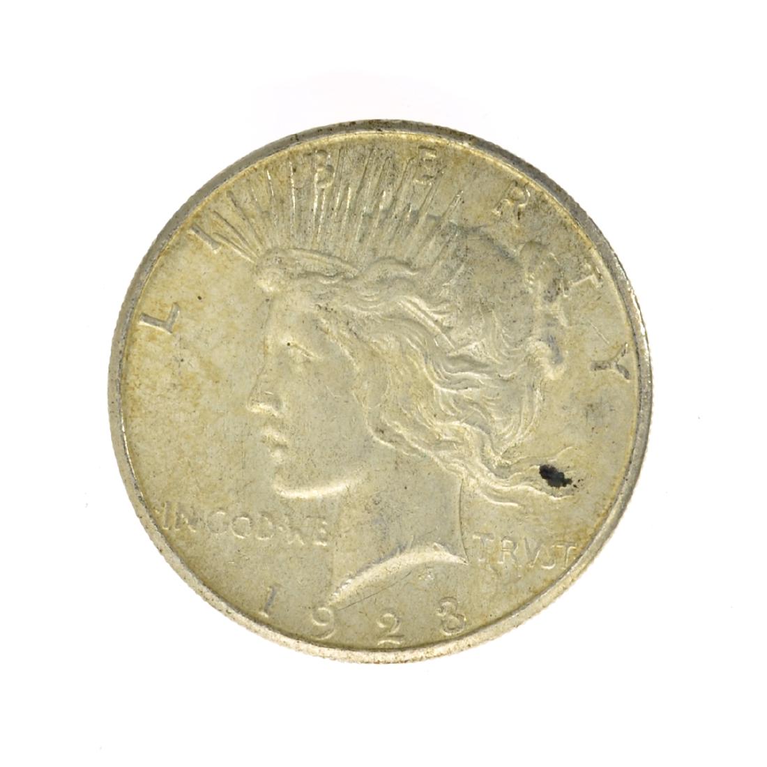 1923 Peace Silver Dollar Coin: Gov. File: C-53509 1923 Peace Silver Dollar Coin Asset Type: Coin Shipping: $9.95