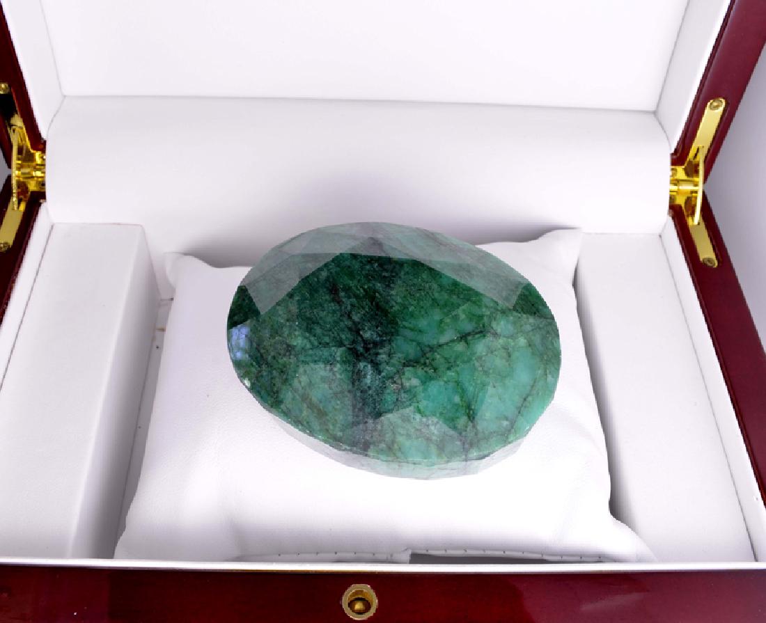 APP: 4.8k 950.00CT Oval Cut Green Beryl Emerald: Gov. File: H-06881 950.00CT Oval Cut Green Beryl Emerald Gemstone Retail Replacement Value: $4.8K Asset Type: Gemstone Shipping: $19.95
