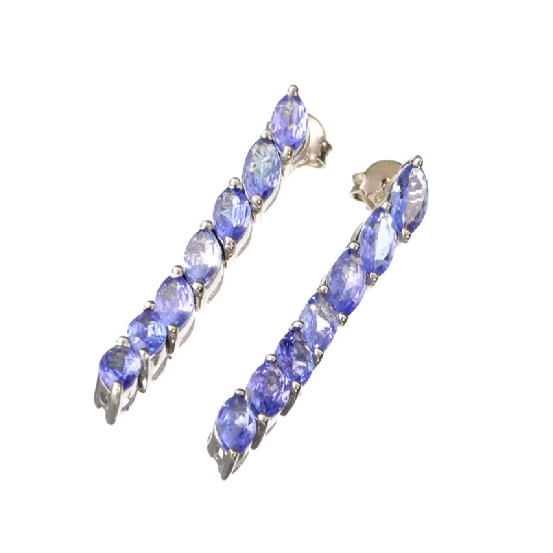 APP: 2.1k Fine Jewelry 3.20CT Marquise Cut Tanzanite: Gov. File: H-20521 Fine Jewelry 3.20CT Marquise Cut Tanzanite And Sterling Silver Errings Retail Replacement Value: $2.1K Asset Type: Earrings Shipping: $19.95