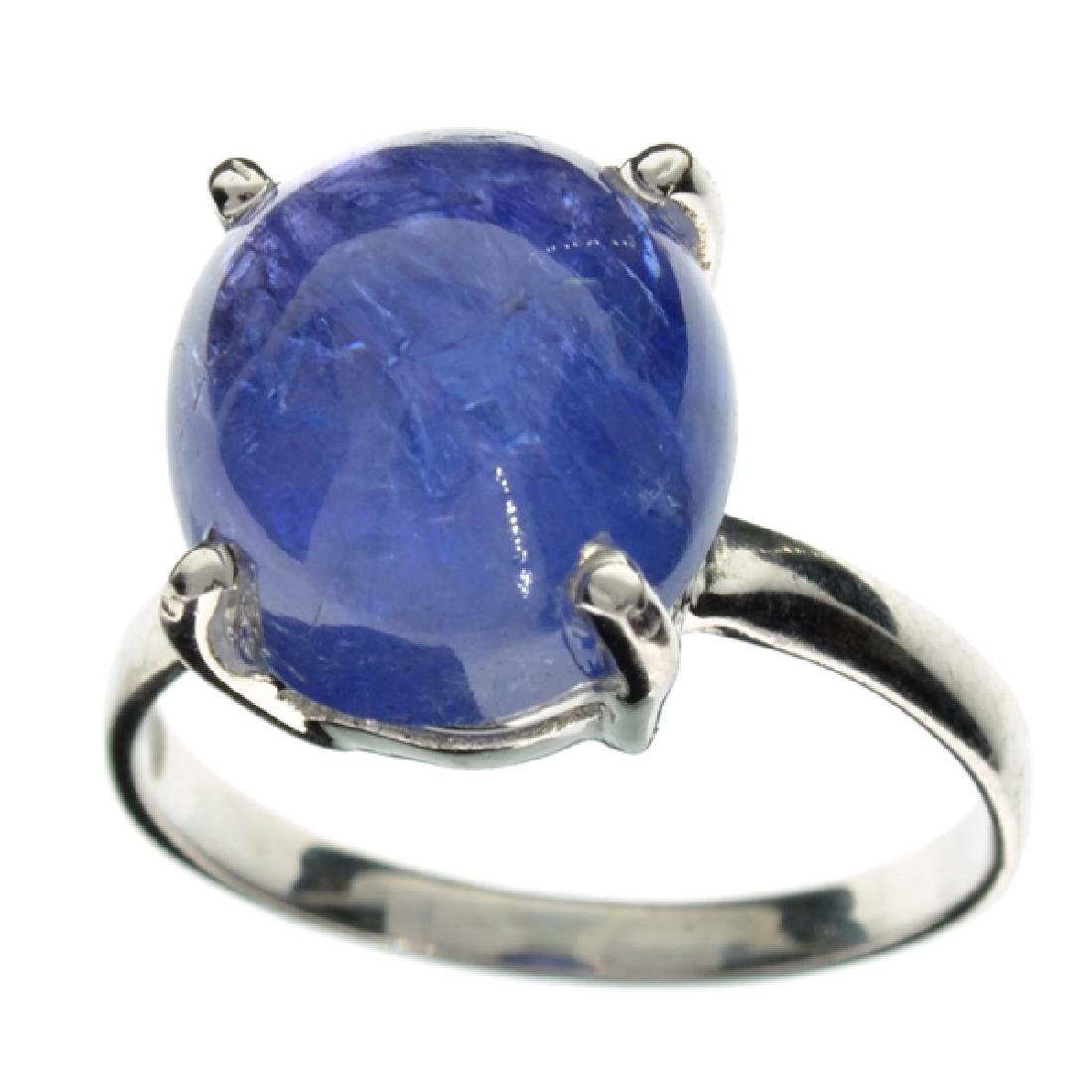 APP: 1.2k Fine Jewelry Designer Sebastian 9.60CT: Gov. File: K-03001 Fine Jewelry Designer Sebastian 9.60CT Cabochon Tanzanite and Sterling Silver Ring Retail Replacement Value:$1.1KRing Shipping: $19.95
