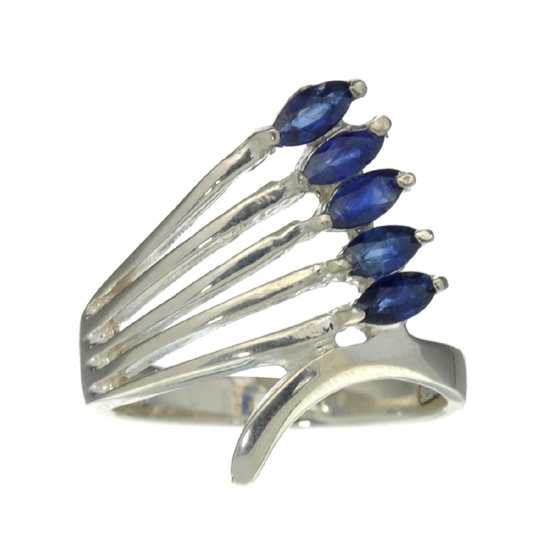 APP: 0.6k Fine Jewelry Designer Sebastian, 0.75CT: Gov. File: H-31697 Fine Jewelry Designer Sebastian, 0.75CT Marquise Cut Sapphire And Sterling Silver Ring Retail Replacement Value: $0.6K Asset Type: Ring Shipping: $19.95