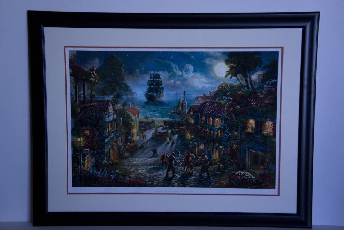 Rare Thomas Kinkade Original Limited Edition Numbered: Gov. File: M-04592 Rare Thomas Kinkade Original Limited Edition Numbered Lithograph Plate Signed Museum Framed Pirates of the Caribbean Asset Type: LithographShipping: $24.95. Item may be pick up only