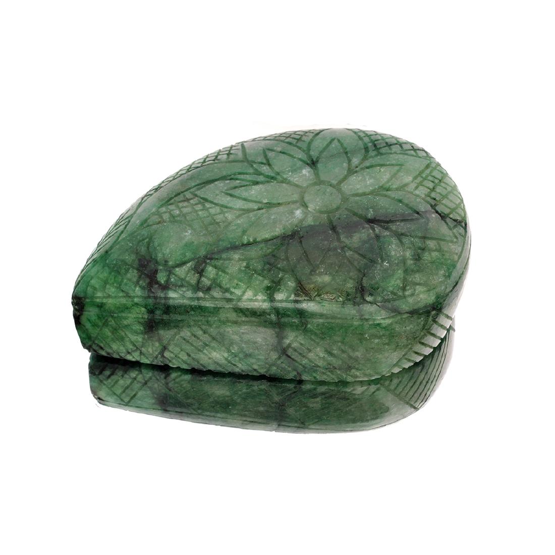 APP: 4.9k 1,960.25CT Carved Pear Cut Green Beryl: Gov. File: H-38573 1,960.25CT Carved Pear Cut Green Beryl Emerald Gemstone Retail Replacement Value: $4.9K Asset Type: Gemstone Shipping: $19.95