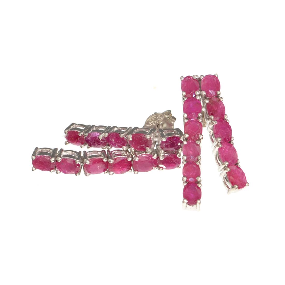 APP: 1k Fine Jewelry 4.50CT Oval Cut Ruby And Sterling: Gov. File: H-20875 Fine Jewelry 4.50CT Oval Cut Ruby And Sterling Silver Earrings Retail Replacement Value: $1.0K Asset Type: Earrings Shipping: $19.95