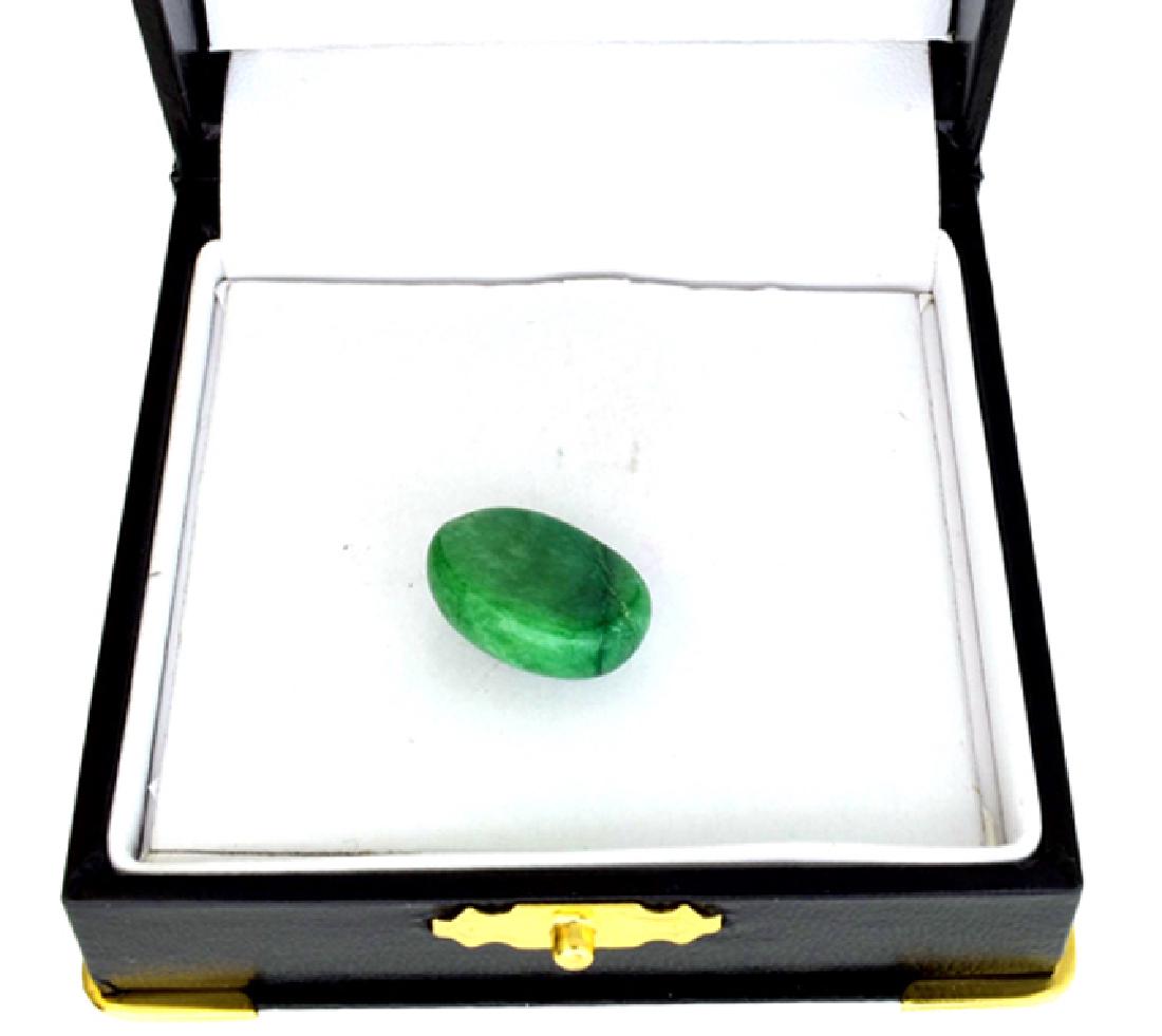 APP: 0.8k 14.00CT Oval Cut Cabochon Green Beryl: Gov. File: 71101 14.00CT Oval Cut Cabochon Green Beryl Gemstone Retail Replacement Value: $0.8K Asset Type: Gemstone Shipping: $19.95
