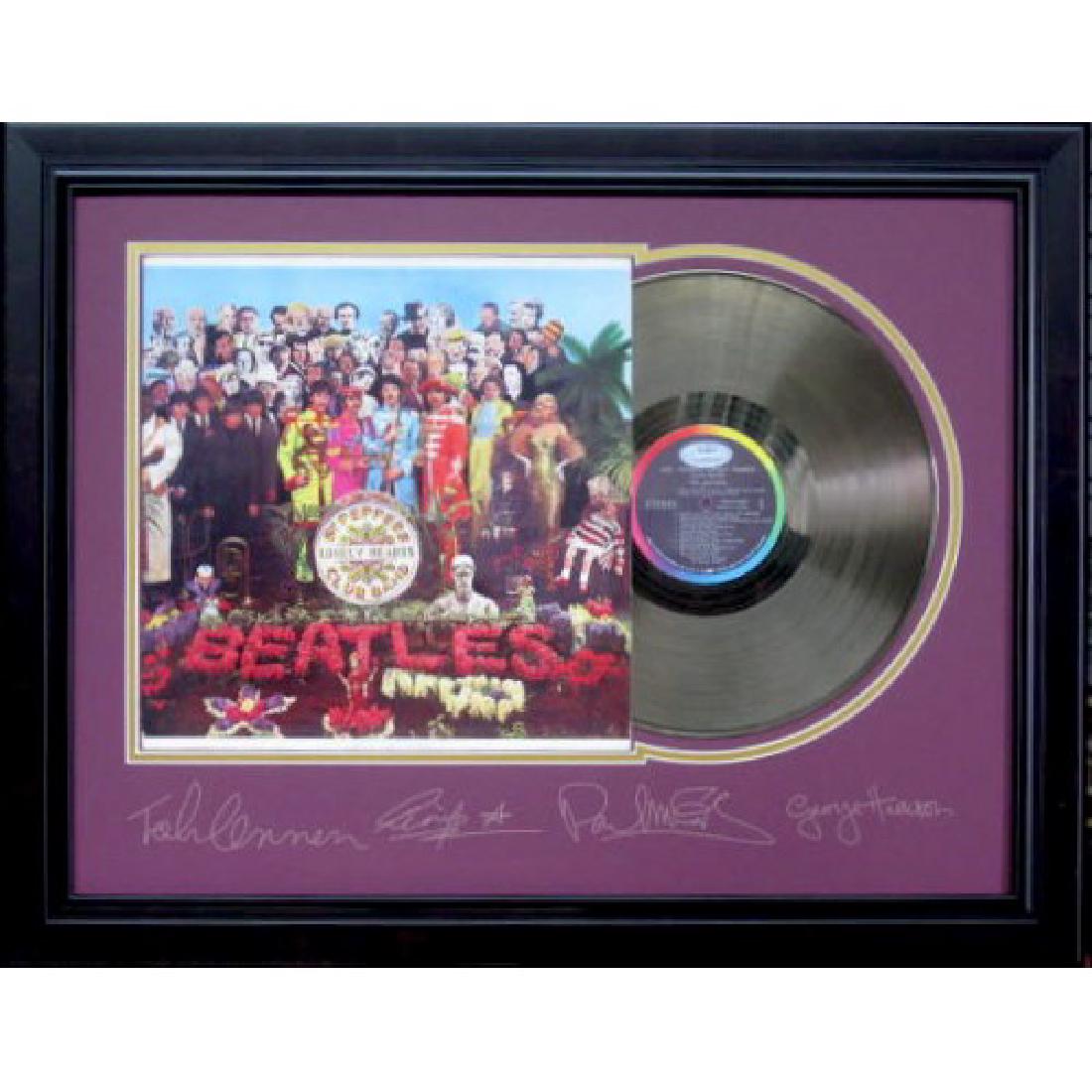 Beatles Gold Album - Plate Signatures: Gov. File: M-02302 Beatles Gold Album - Plate Signatures Asset Type: MusicShipping: $24.95. Item may be pick up only, or require additional shipping charges due to weight or size.