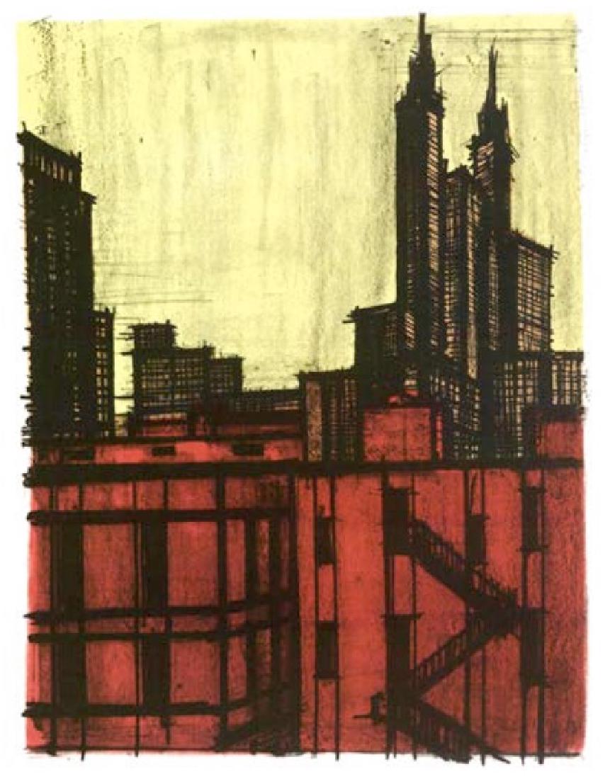 Bernard Buffet Lithograph ''''New York VII'''' 18 x 24: Gov. File: M-05554 Bernard Buffet Lithograph ''''New York VII'''' 18 x 24 Paper Image Asset Type: CollectibleShipping: $24.95. Item may be pick up only, or require additional shipping charges due to w