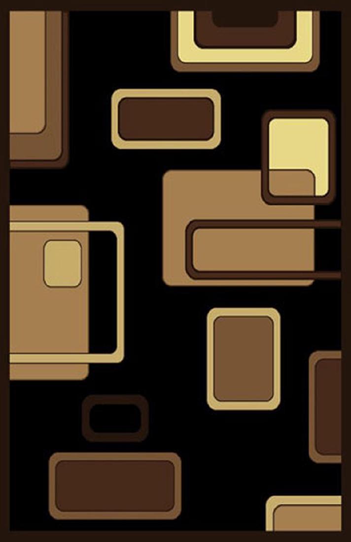 Gorgeous 5x8 Emirates Black & Brown Rug Plush, High: Gov. File: T-14606 Gorgeous 5x8 Emirates Black & Brown Rug Plush, High Quality Made in Turkey (No Rugs Sold Out Of Country) Asset Type: Rugs Shipping: $29.95