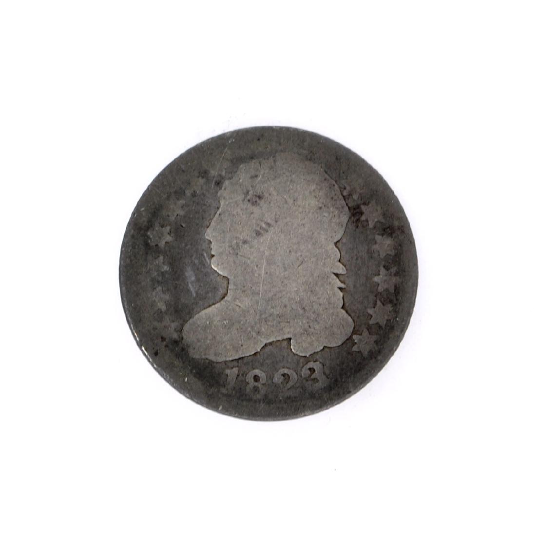 1823 Capped Bust Dime Coin: Gov. File: C-47349 1823 Capped Bust Dime Coin Asset Type: Coin Shipping: $9.95