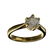APP: 6.6k 14 kt. Gold, 1.13CT Round Cut Diamond Ring
