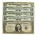 Rare (5) 1935 $1 U.S. Silver Certificates