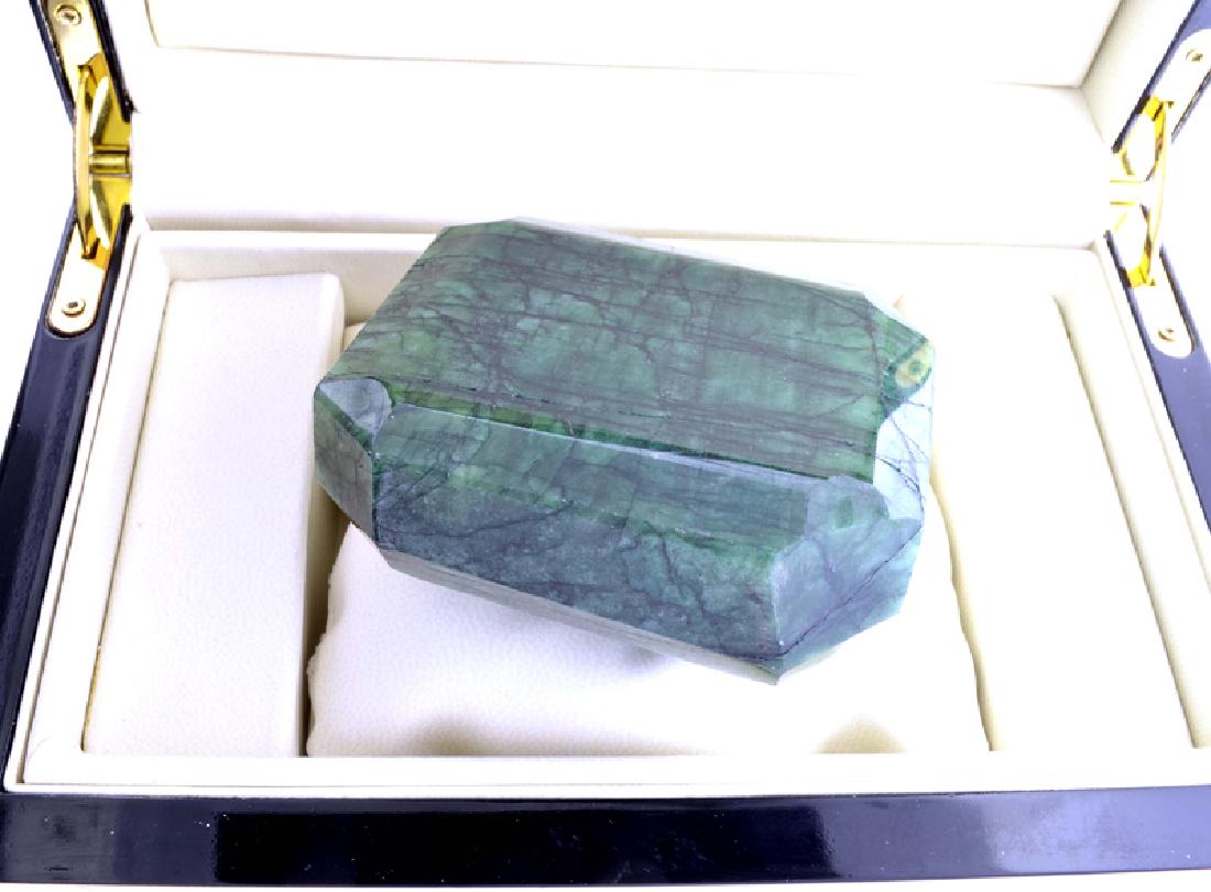 APP: 13.6k 2269.00CT Emerald Cut Green Beryl Emerald: Gov. File: 92348 2269.00CT Emerald Cut Green Beryl Emerald Gemstone Retail Replacement Value: $13.6K Asset Type: Gemstone Shipping: $19.95