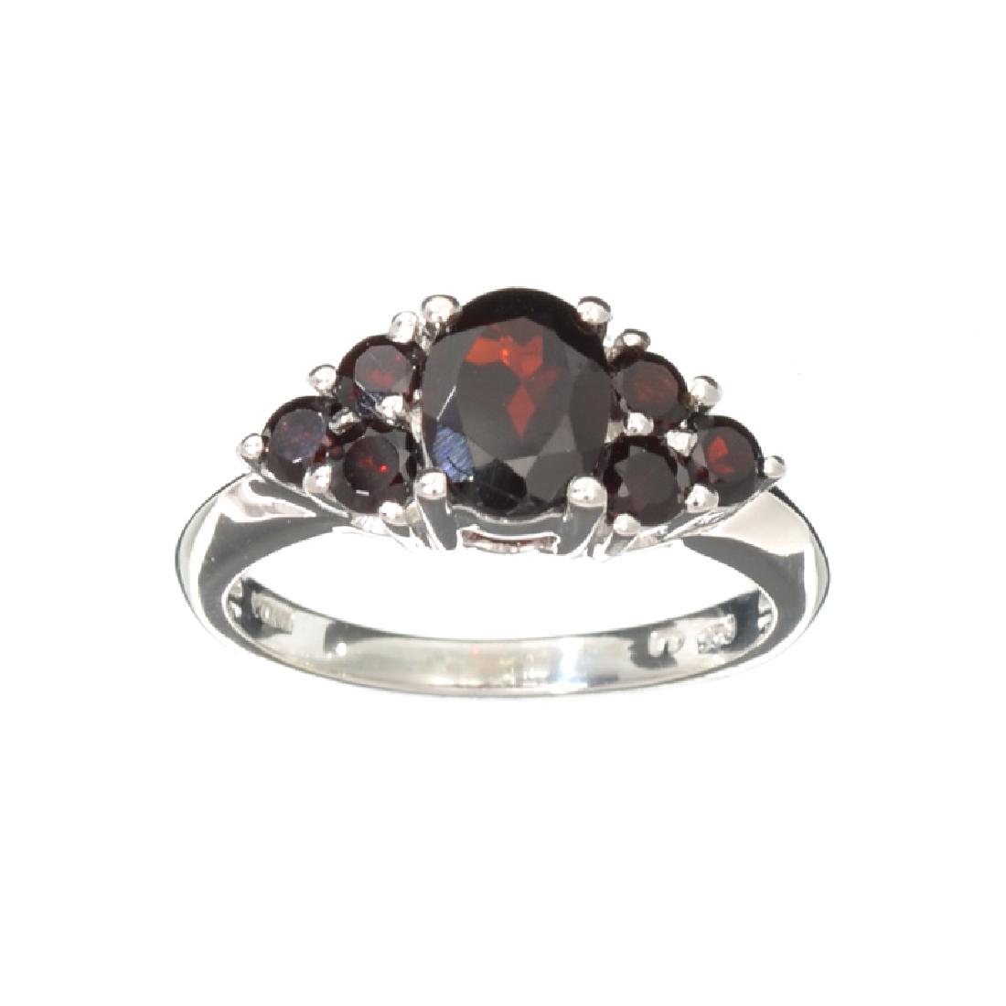 APP: 0.3k Fine Jewelry 2.40CT Almandite Garnet And: Gov. File: H-23797 Fine Jewelry 2.40CT Almandite Garnet And Sterling Silver Ring Retail Replacement Value: $0.3K Asset Type: Ring Shipping: $19.95