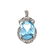 APP: 1.2k Fine Jewelry 16.75CT Blue Topaz And White