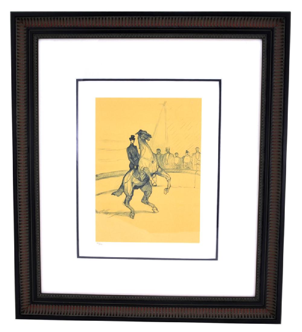 Toulouse-Lautrec (After) ''Ecuyere De Haute Ecole -: Gov. File: M-04769 Toulouse-Lautrec (After) ''Ecuyere De Haute Ecole - Salut'' Rare Museum Framed 18x20 Ltd. Edition 332/350 Asset Type: Print Shipping: $24.95. Item may be pick up only, or require ad