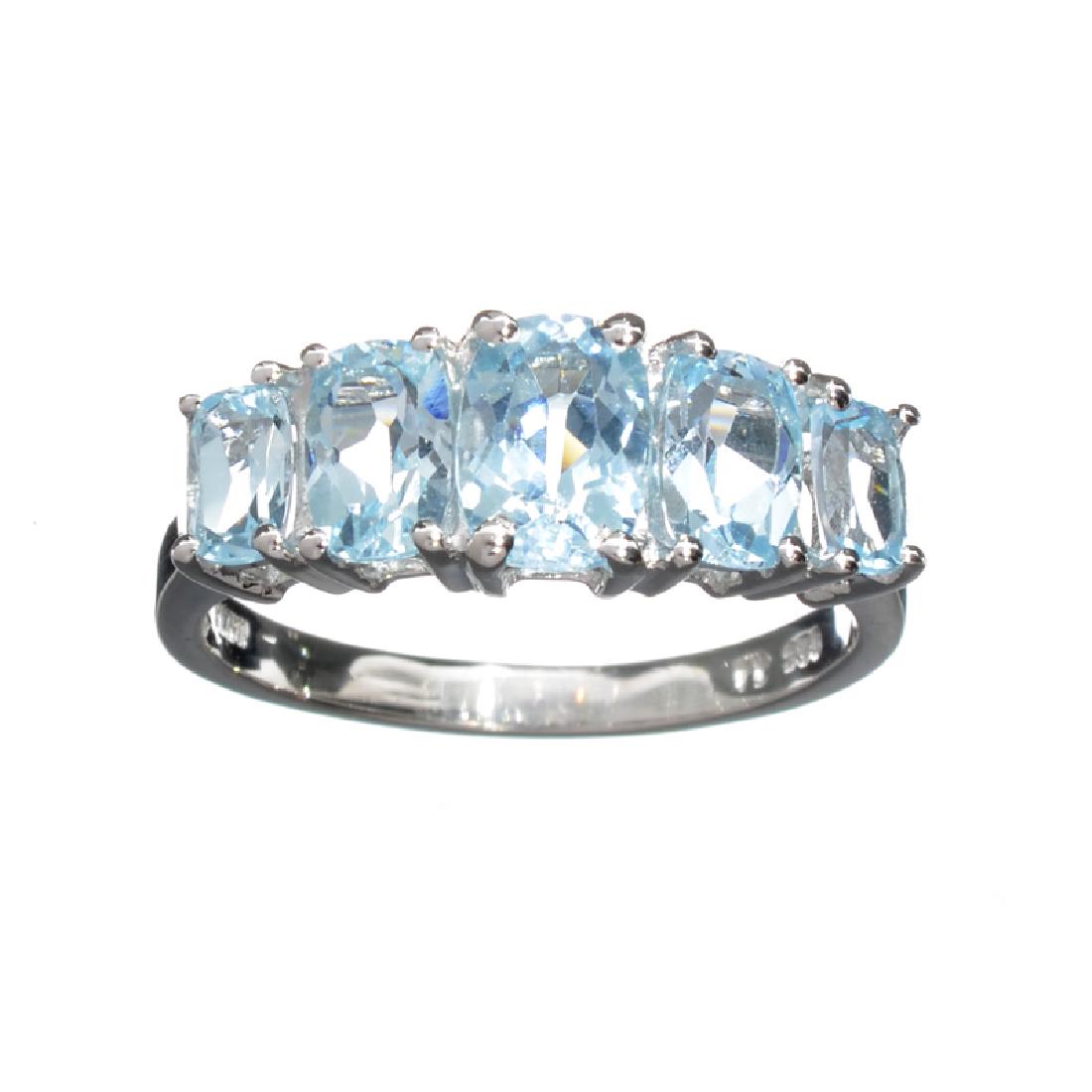 APP: 0.8k Fine Jewelry 2.00CT Oval Cut Light Blue: Gov. File: H-15146 Fine Jewelry 2.00CT Oval Cut Light Blue Aquamarine Beryl And Platinum Over Sterling Silver Ring Retail Replacement Value: $0.8K Asset Type: Ring Shipping: $19.95