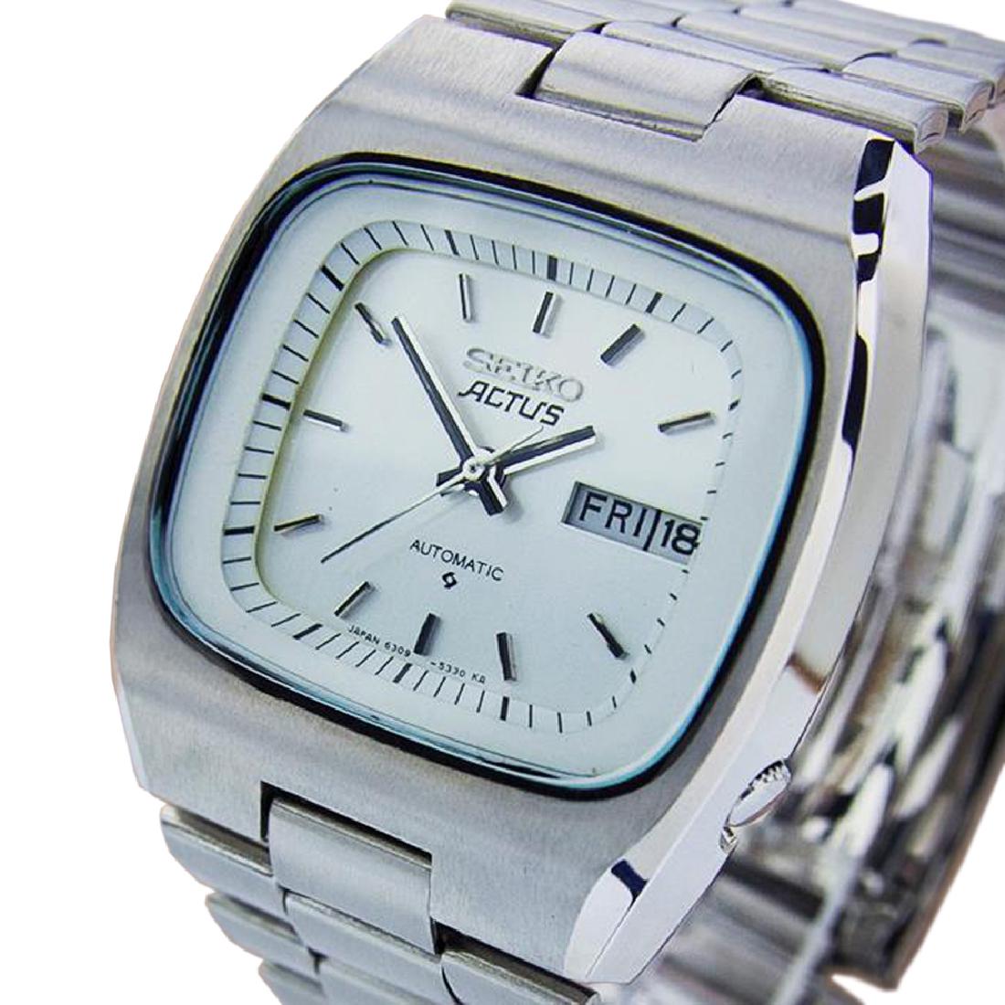 *Seiko Actus Jumbo Mens Japanese Automatic With: Gov. File: H-34101 *Seiko Actus Jumbo Mens Japanese Automatic With Beautiful Original Dial Watch Asset Type: Watch Shipping: $19.95