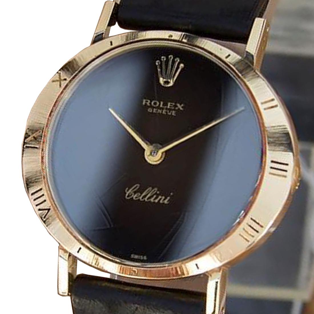 *Rolex Geneve Cellini 18K Solid Gold Manual Wind 1970