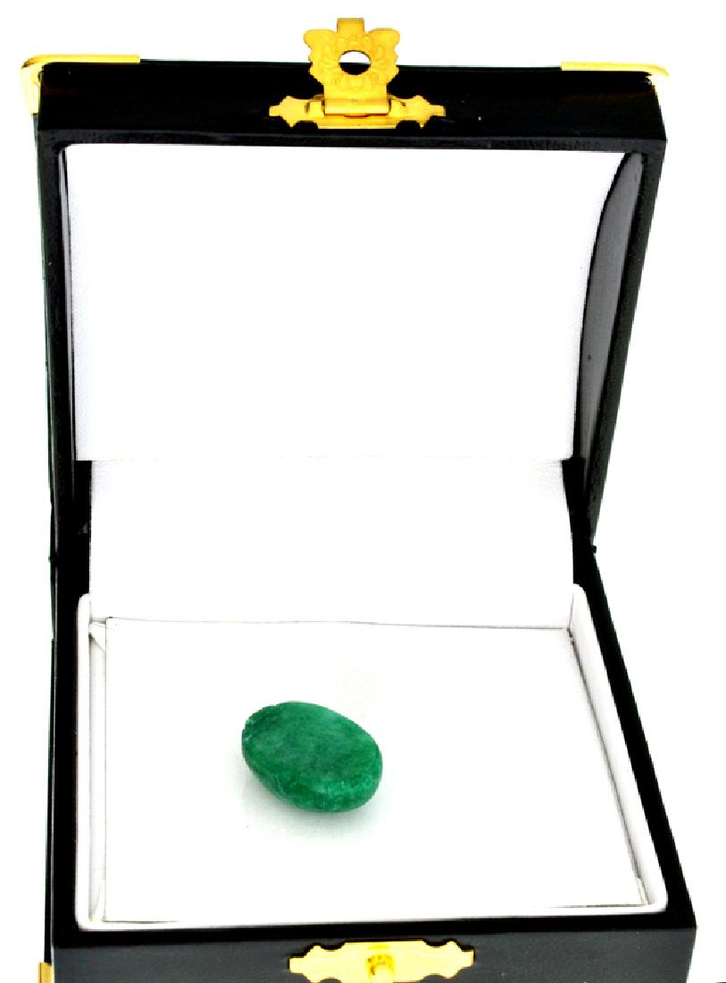 APP: 0.8k 14.95CT Oval Cut Cabochon Green Beryl: Gov. File: 71214 14.95CT Oval Cut Cabochon Green Beryl Gemstone Retail Replacement Value: $0.8K Asset Type: Gemstone Shipping: $19.95
