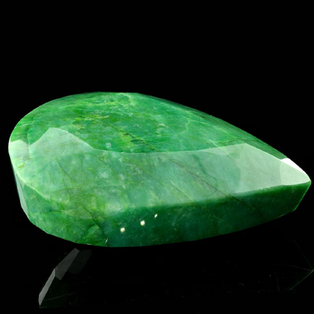 APP: 27k 5030.84CT Pear Cut Green Beryl Emerald: Gov. File: 92859 5030.84CT Pear Cut Green Beryl Emerald Gemstone Retail Replacement Value: $27.0K Asset Type: Gemstone Shipping: $19.95