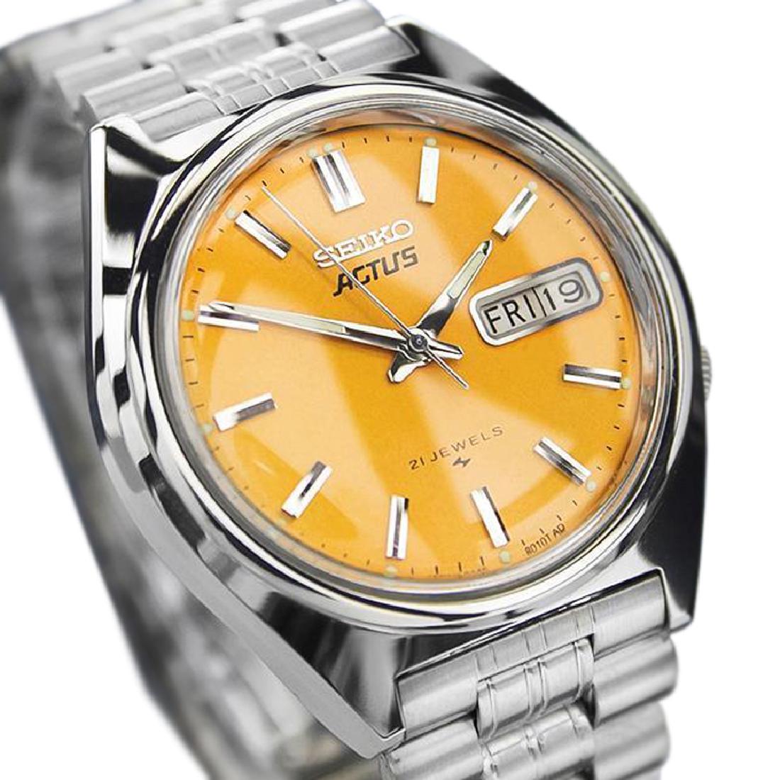 *Seiko Actus Mens Vintage Day Date Automatic Made in: Gov. File: H-34188 *Seiko Actus Mens Vintage Day Date Automatic Made in Japan c1970 Watch Asset Type: Watch Shipping: $19.95