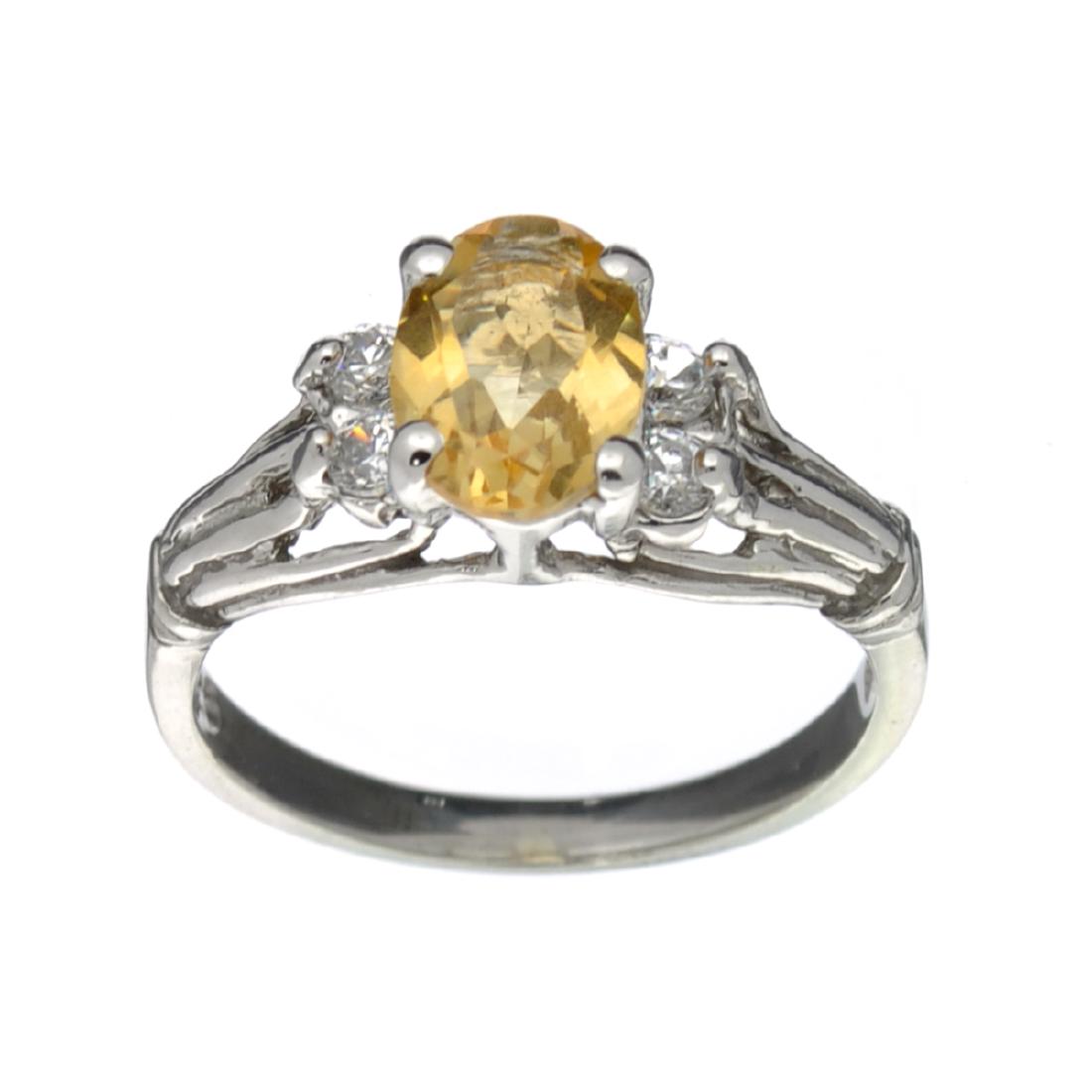 APP: 0.5k Fine Jewelry Designer Sebastian, 1.14CT: Gov. File: H-30777 Fine Jewelry Designer Sebastian, 1.14CT Citrine And White Topaz Sterling Silver Ring Retail Replacement Value: $0.5K Asset Type: Ring Shipping: $19.95