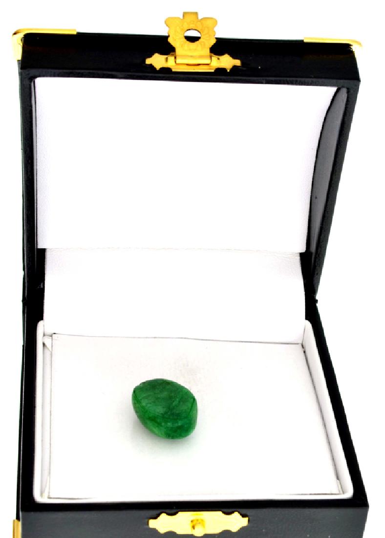 APP: 0.8k 14.20CT Oval Cut Cabochon Green Beryl: Gov. File: 71255 14.20CT Oval Cut Cabochon Green Beryl Gemstone Retail Replacement Value: $0.8K Asset Type: Gemstone Shipping: $19.95