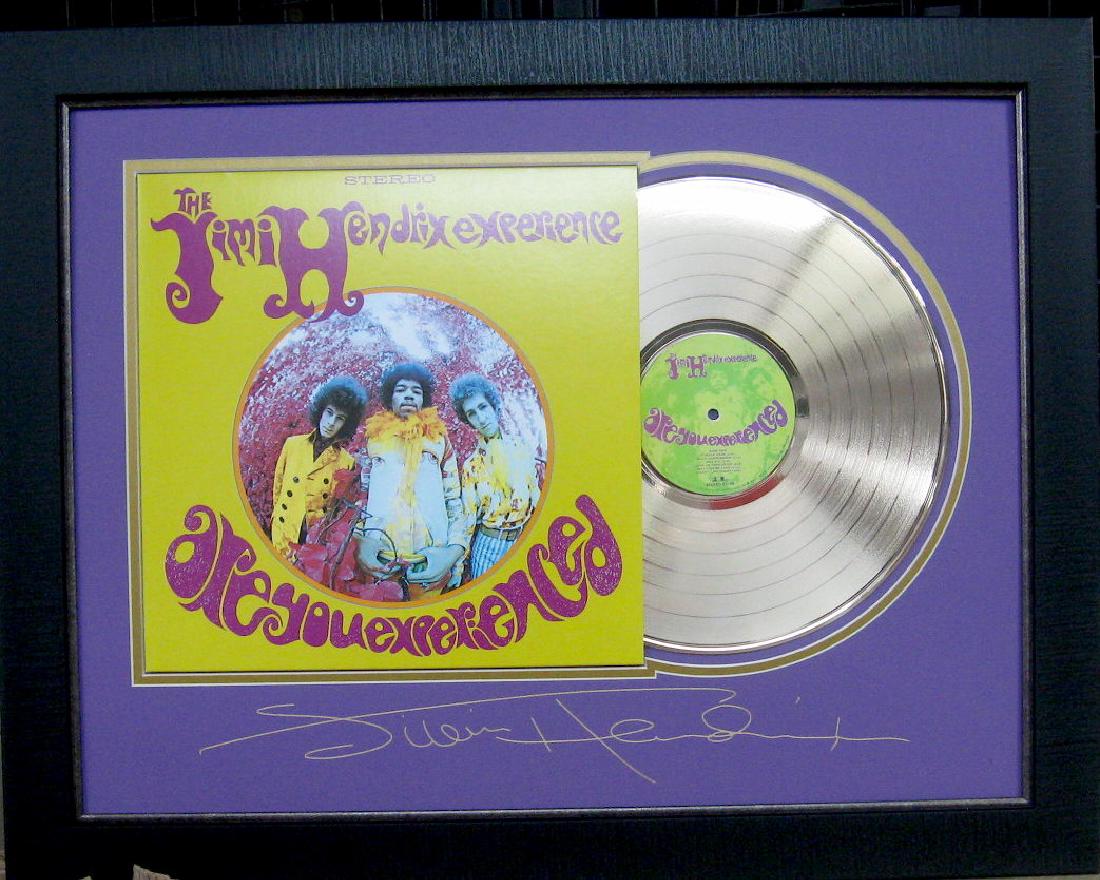 Engraved Jimi Hendrix Gold Album: Gov. File: M-05176 Engraved Jimi Hendrix Gold Album Asset Type: MusicShipping: $24.95. Item may be pick up only, or require additional shipping charges due to weight or size.