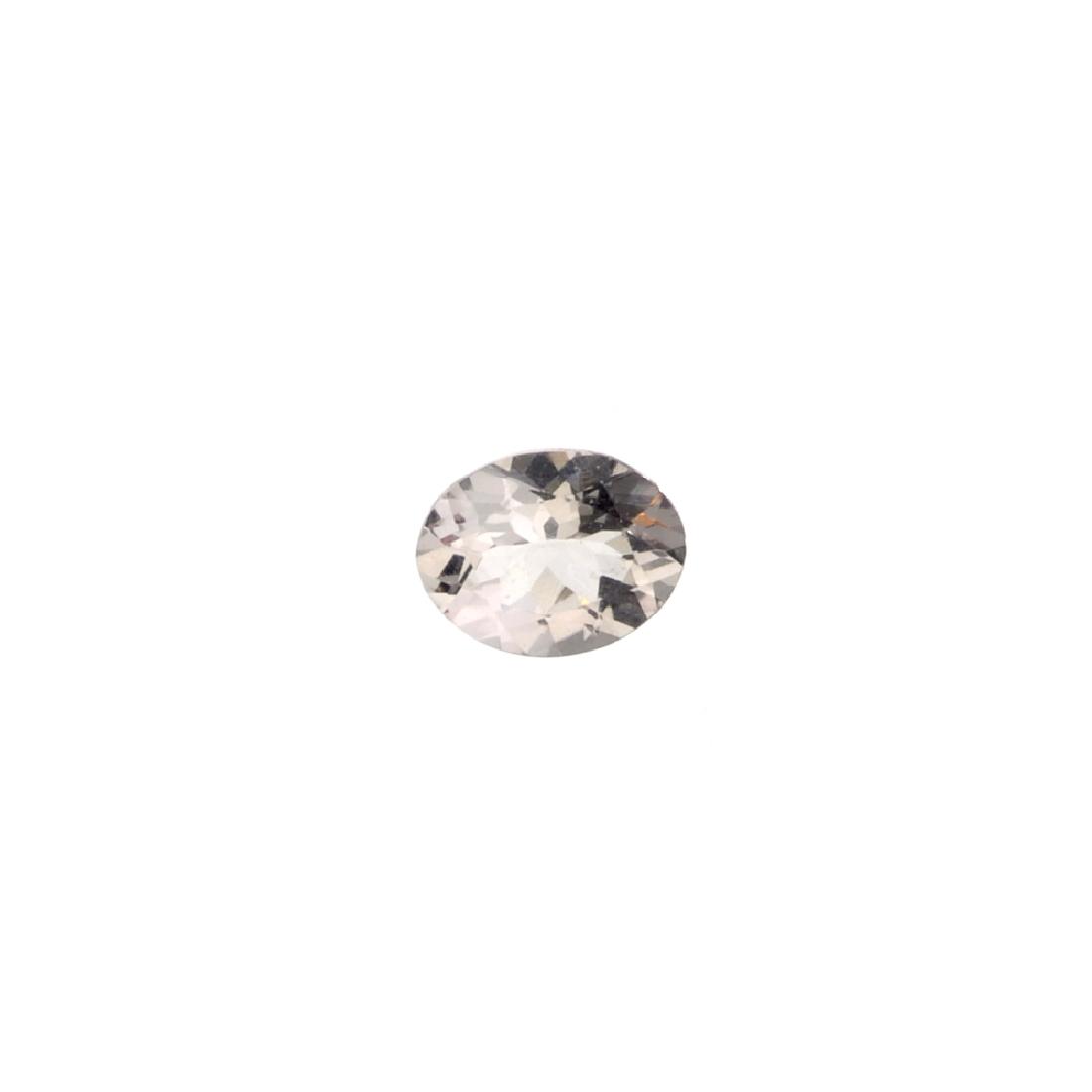 APP: 1.1k 1.60CT Oval Cut Morganite Gemstone: Gov. File: H-26281 1.60CT Oval Cut Morganite Gemstone Retail Replacement Value: $1.1K Asset Type: Gemstone Shipping: $19.95