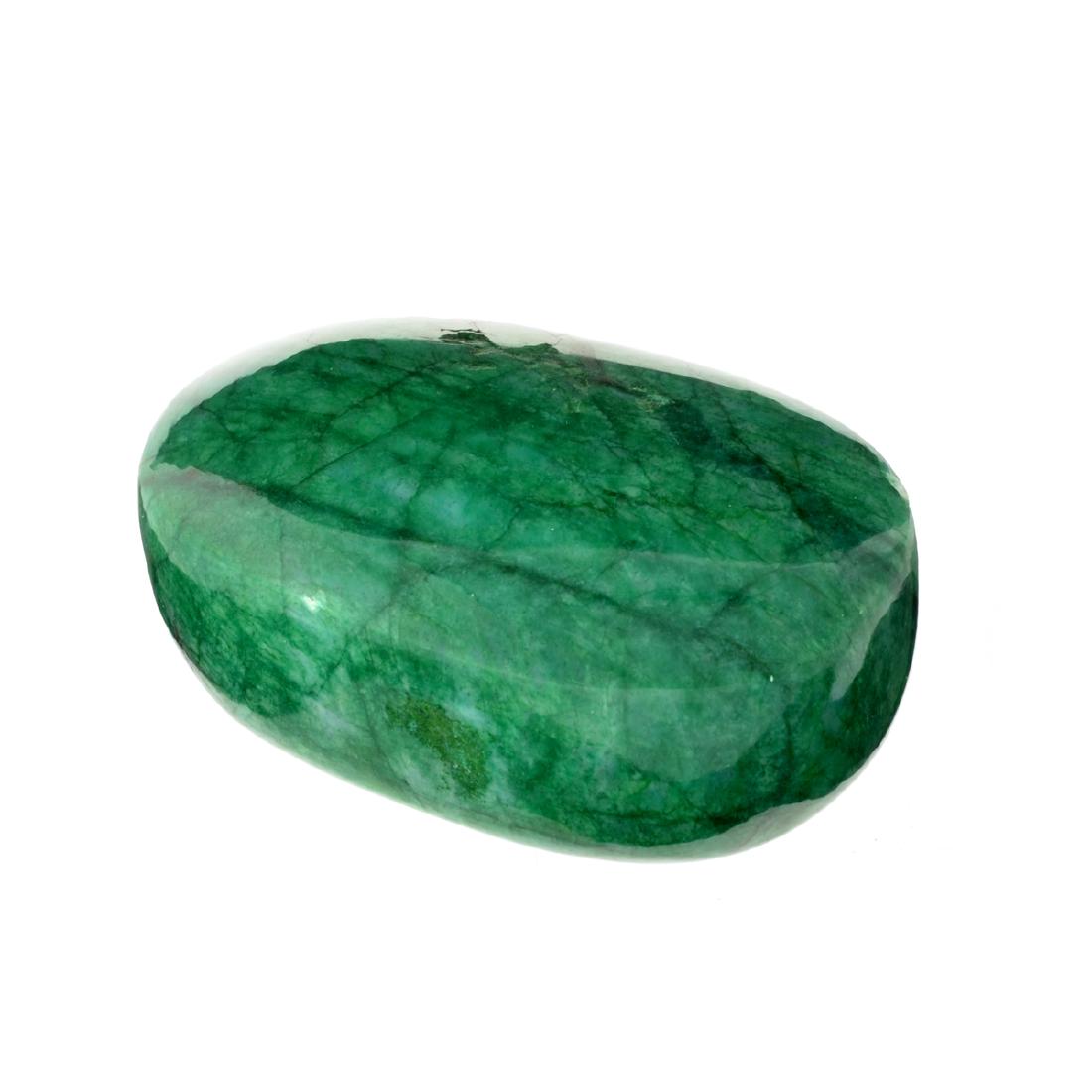 APP: 5.2k 2,097.85CT Oval Cut Cabochon Green Beryl: Gov. File: H-24424 2,097.85CT Oval Cut Cabochon Green Beryl Emerald Gemstone Retail Replacement Value: $5.2K Asset Type: Gemstone Shipping: $19.95