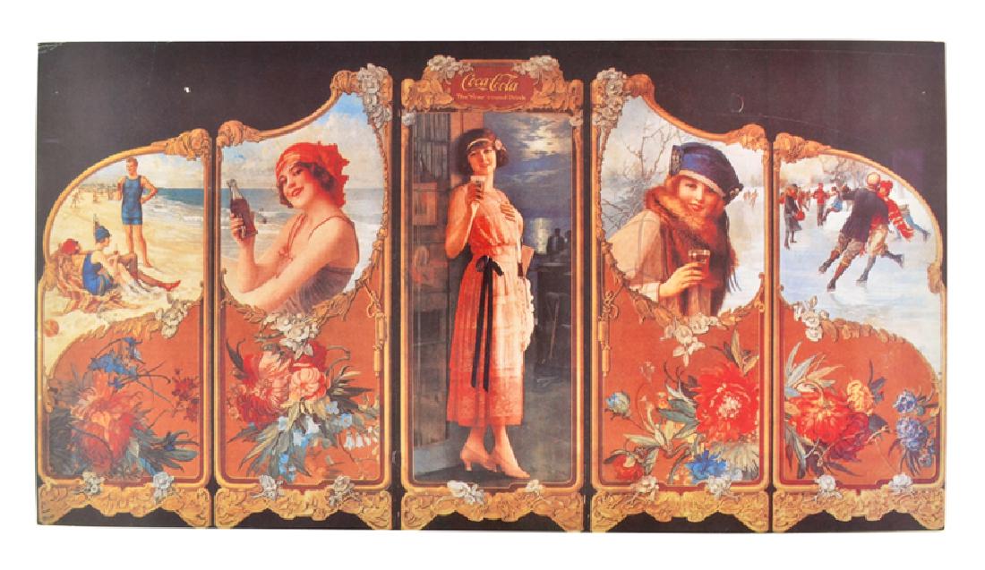Collectable Coca Cola Advertising Poster (14'' x 7.5''): Gov. File: T-12165 Collectable Coca Cola Advertising Poster (14'' x 7.5'') Asset Type: Poster Shipping: $29.95