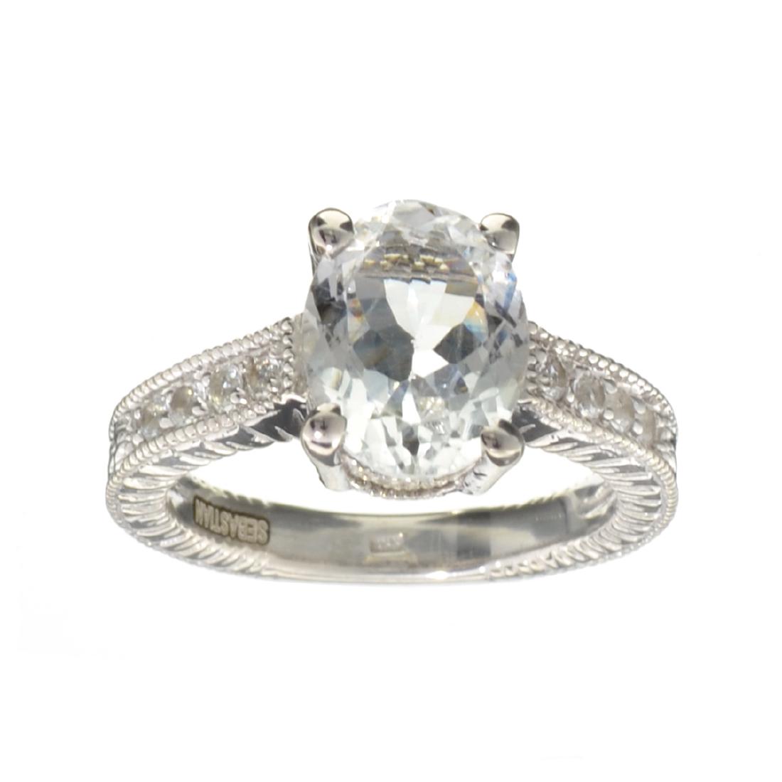 APP: 1.2k Fine Jewelry Designer Sebastian, 2.20CT: Gov. File: H-30181 Fine Jewelry Designer Sebastian, 2.20CT Aquamarine And White Topaz Sterling Silver Ring Retail Replacement Value: $1.2K Asset Type: Ring Shipping: $19.95