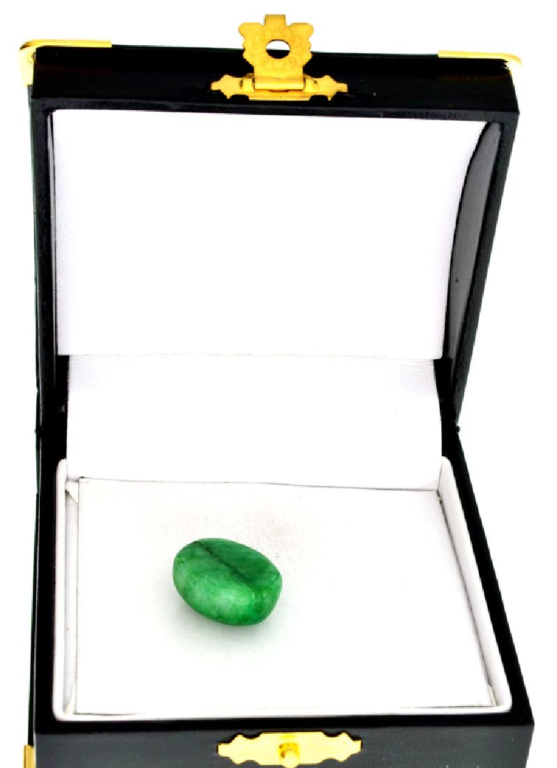 APP: 0.8k 17.60CT Oval Cut Cabochon Green Beryl: Gov. File: 71225 17.60CT Oval Cut Cabochon Green Beryl Gemstone Retail Replacement Value: $0.8K Asset Type: Gemstone Shipping: $19.95