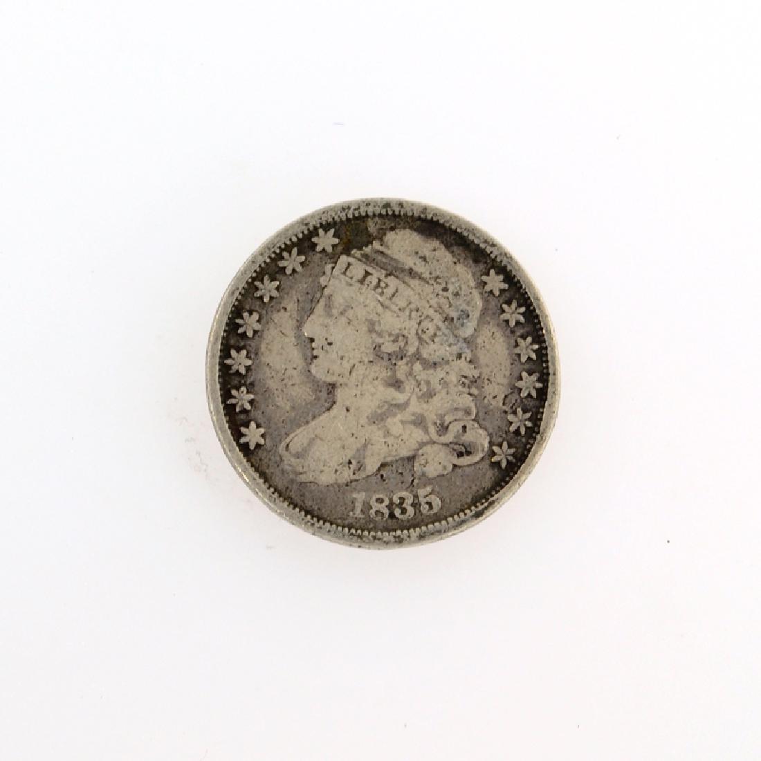 1835 Capped Bust Dime Coin: Gov. File: C-50313 1835 Capped Bust Dime Coin Asset Type: Coin Shipping: $9.95